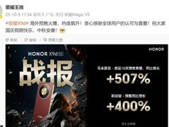 荣耀X9d海外预售火爆：马新市场销量暴增