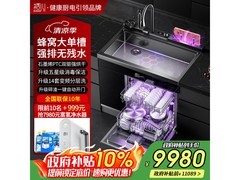 日本栖川集成水槽洗碗机XC - 09Q直降4500元
