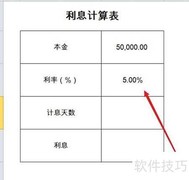 利率5.0%利息计算方法