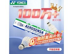 京东自营YONEX羽毛球满减低至195元