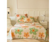 多兰诗纯棉老粗布床单领券低至29元