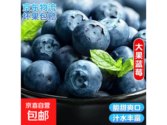 云南国产中果蓝莓4盒装，原价23.9元券后18.9元！