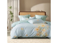 水星纯棉印花床品四件套今晚五折包邮