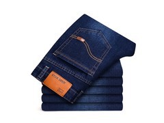 JEANSWEST户外男士直筒牛仔裤低至57.9元