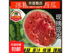 安徽砀山精品麒麟西瓜，一个装5 - 6斤，仅15.9元