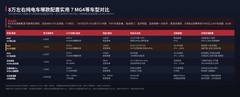 2026年8万左右纯电车哪款配置实用？MG4等车型对比