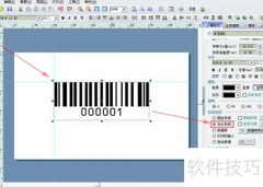 Label mx制作流水条码