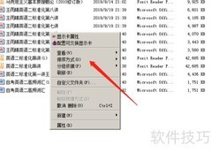 文件夹资料排列技巧