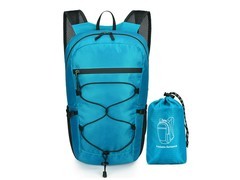 QITA男士15升天蓝色防水户外双肩包39.8元