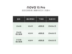 华为nova 15 Pro幻夜黑限时特惠