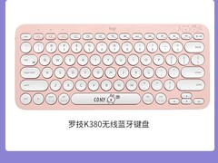 罗技K380可妮兔键盘补贴后115元！