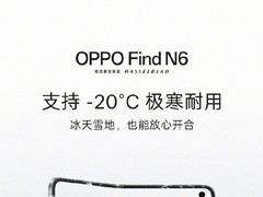 先于苹果！OPPO Find N6全球首发无感折痕+满级防护