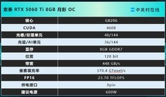 RTX 5060 Ti显卡型号推荐：索泰月影国风美学 装机优选