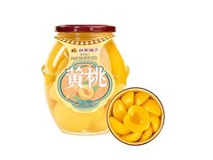 林家铺子2罐750g黄桃罐头，加赠70g仅25.8元