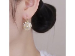 女神节特惠！猫眼石花篮耳环到手仅59.9元