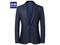 罗蒙含绵羊毛男士西装限时1小时低至99元