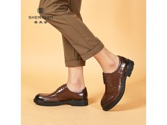 喜来登英伦牛皮正装鞋289元