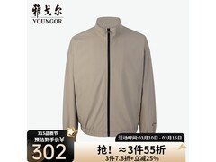 雅戈尔秋冬咖色L码单夹克低至262元
