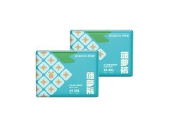 巴布豆XXL码菠萝裤拉拉裤68片，促销到手仅228元！