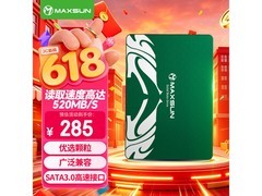 铭瑄御林卫256GB SSD满减低至237元
