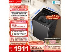 美的元气波轮洗衣机10公斤