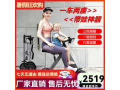 威尔杰迪折叠亲子电动车直降300元