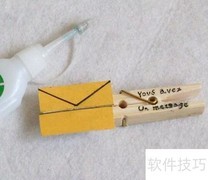 竹夹子DIY信使小礼