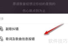 网易云音乐歌词纠错方法
