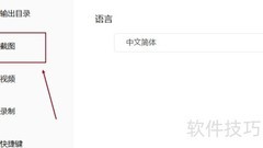 专业截屏王输出格式设置