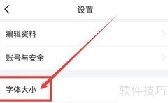 闪电搜索字体大小设置方法