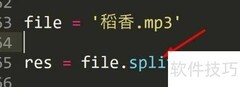 Python中Split分割字符串技巧