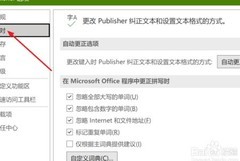 Publisher忽略数字单词校对