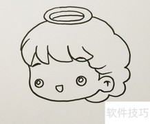 小天使简笔画教程