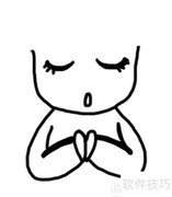 唱歌的小天使简笔画