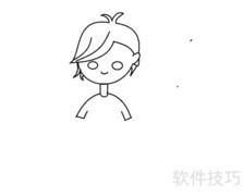 简笔画小天使教程