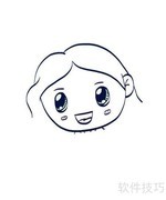 彩色小天使简笔画教程