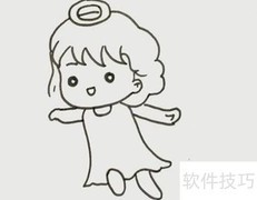 小天使简笔画：可爱萌娃手绘教程
