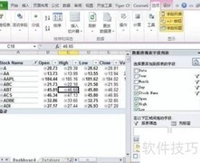Excel 2010切片器使用技巧