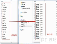 批量重命名文件并排序技巧