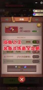 咸鱼之王装备淬炼攻略