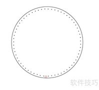 AI绘制简易时钟标志教程