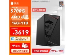 胖虫核显主机京东自营优惠，低至3599元