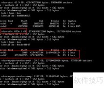 parted命令快速分区指南