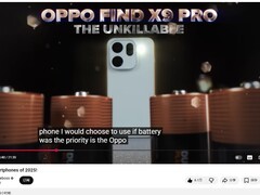 高度认可，油管博主评Find X9 Pro为 “年度最佳手机” 与 “最佳续航手机”