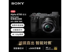 索尼6700K微单相机活动价低至8693元