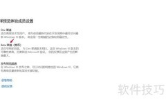 Win10 20H2 Beta更新指南