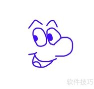 蓝精灵简笔画教程