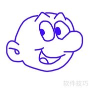 蓝精灵简笔画教程