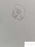蓝精灵简笔画教程