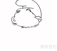 蓝精灵绘画技巧